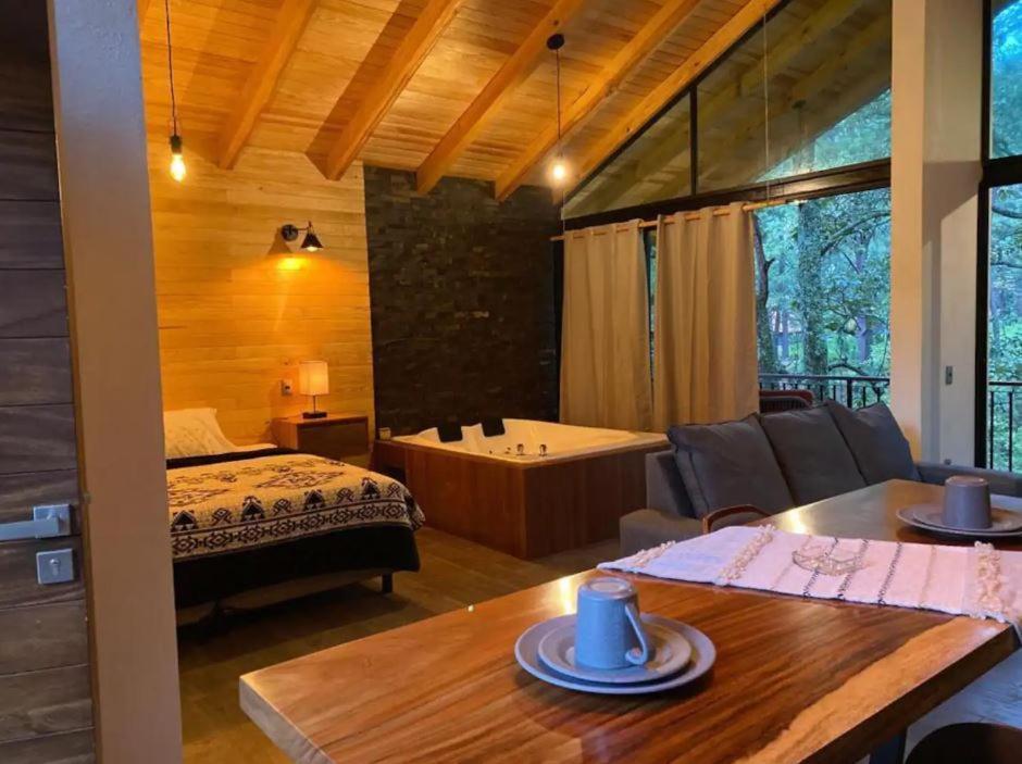 Cabana De Lujo Con Jacuzzi A 10 Min Del Pueblo مازاميتلا المظهر الخارجي الصورة